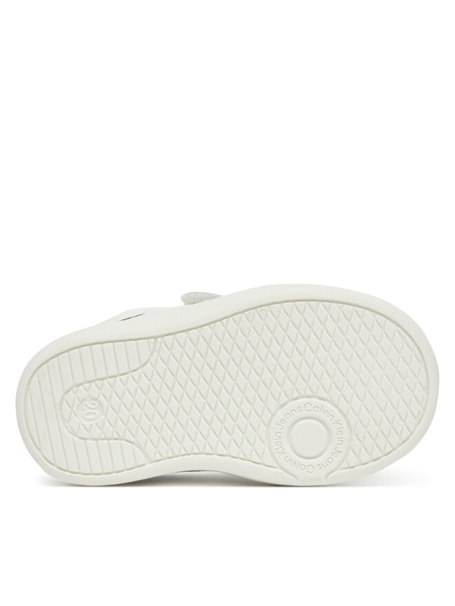 Calvin Klein Jeans Sneakersy Calvin Klein Jeans Low Cut Lace-Up/ Velcro Sneaker V1X9-82077-1355 M Biały