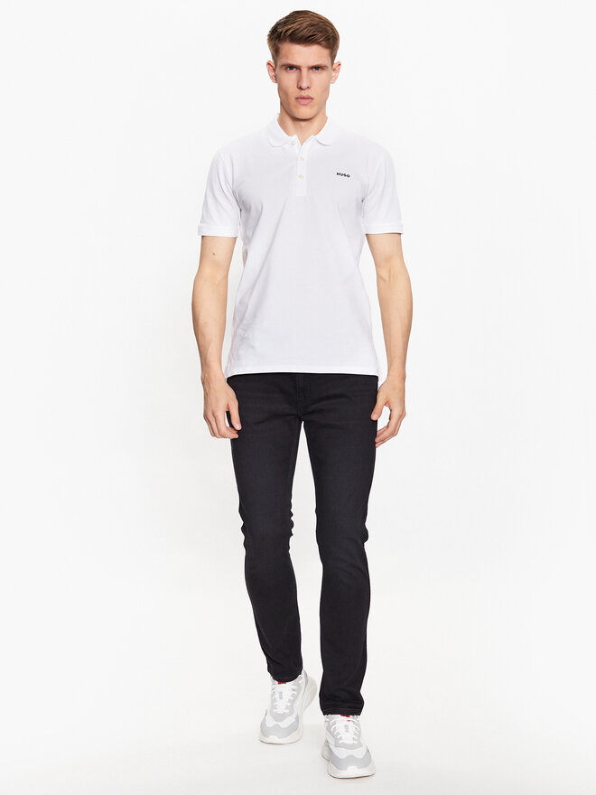 HUGO Hugo Polo 50470547 Λευκό Slim Fit