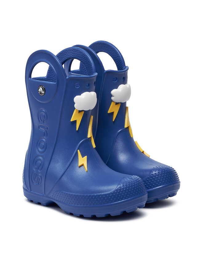 Crocs Гумени ботуши Crocs Handle It Lightning Bolt Rain Boot Kids 210027 Син