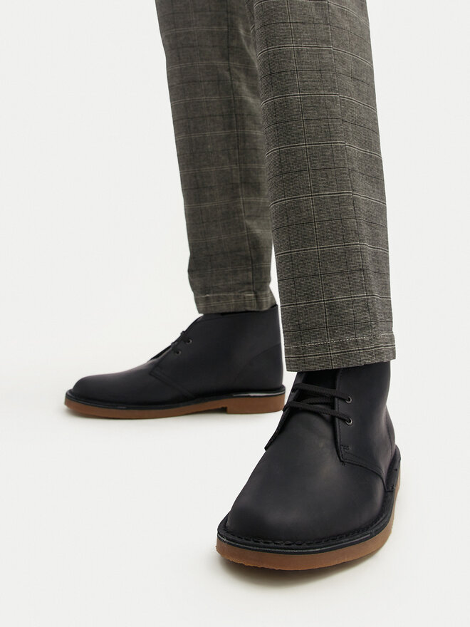 Clarks Ghete Clarks Bushacre 3 261535297 Negru