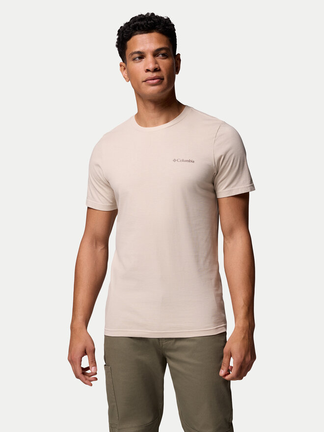 Columbia Columbia Camiseta Rapid Ridge 1934824 Beis Regular Fit