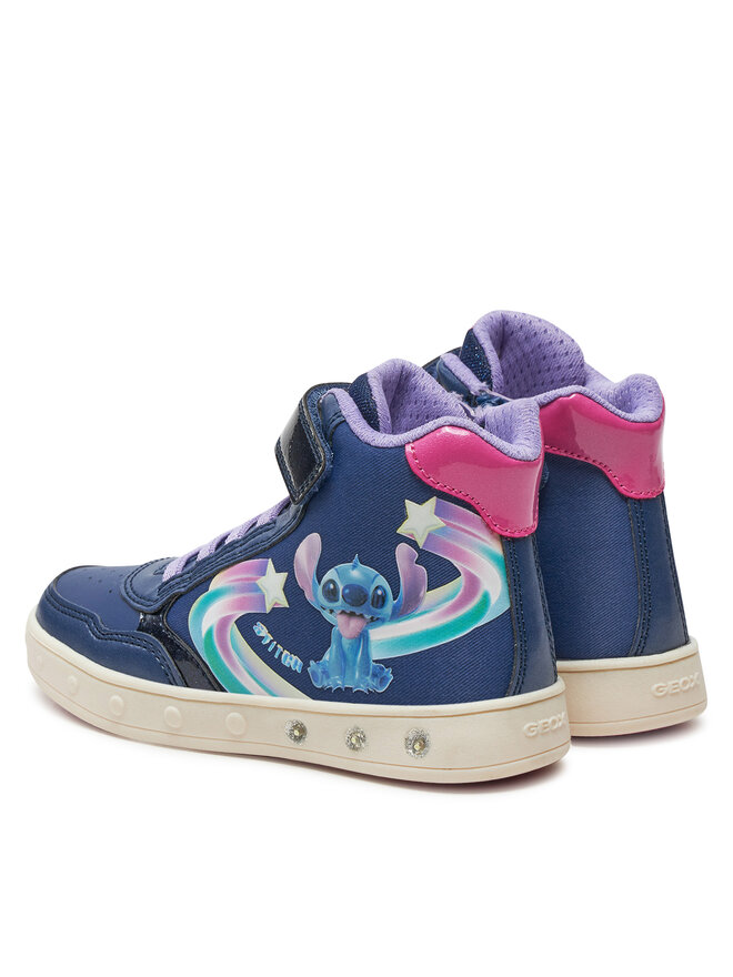 Geox Sneakersy Geox Skylin J468WF 0ANAJ C4268 S Tmavomodrá