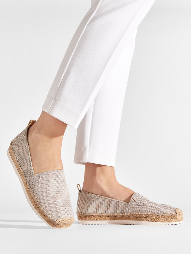 MICHAEL Michael Kors Alpargatas MICHAEL Michael Kors Lenny Espadrille 40S1LNFP8D Plata