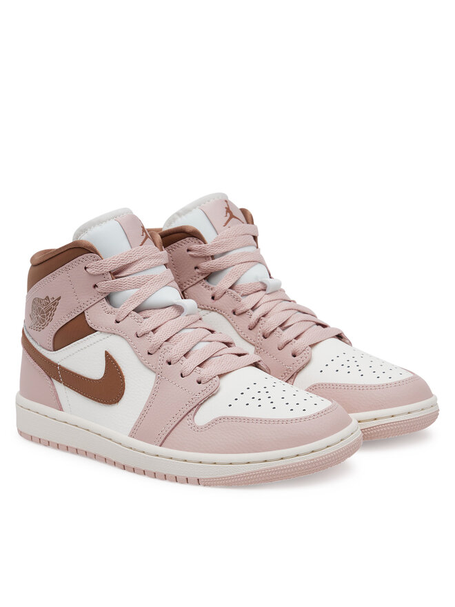 Nike Sneakersy Nike Wmns Air Jordan 1 Mid BQ6472 620 Biały