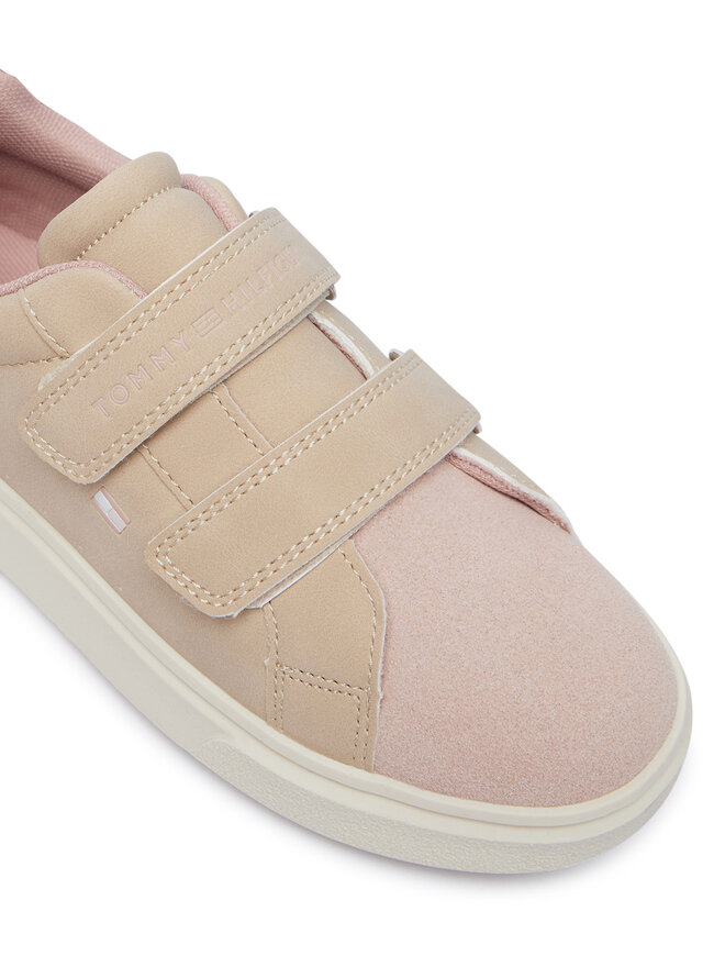 Tommy Hilfiger Sneakers Tommy Hilfiger Low Cut Velcro Sneaker T1A9-35062-0315 S Hellbeige