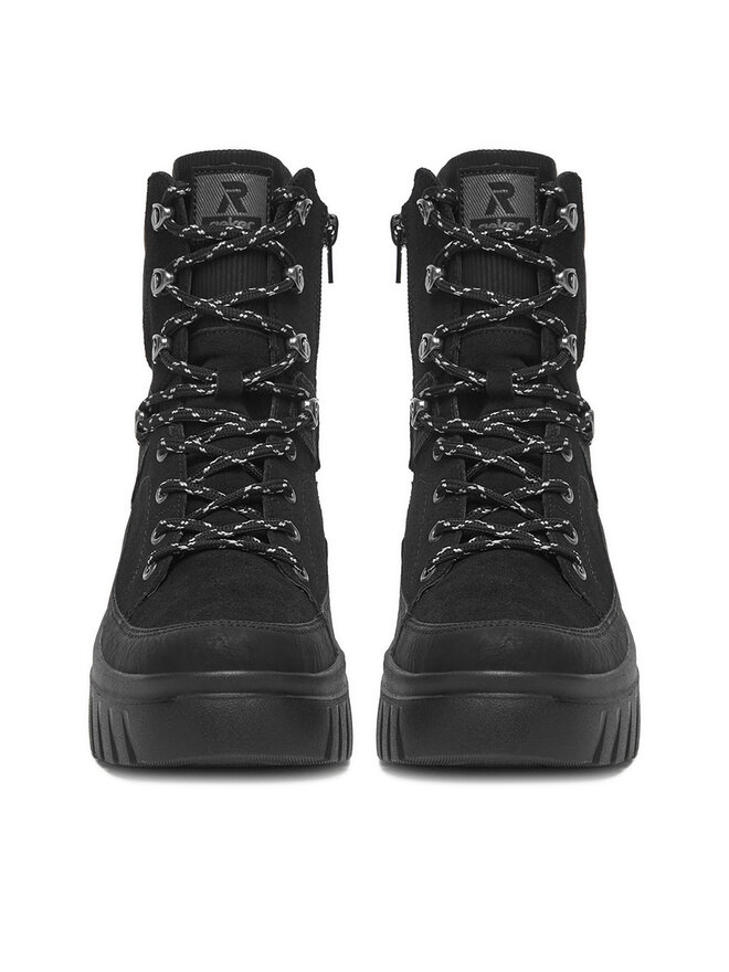 Rieker Schnürschuhe Rieker CEO-W1871-00 Schwarz