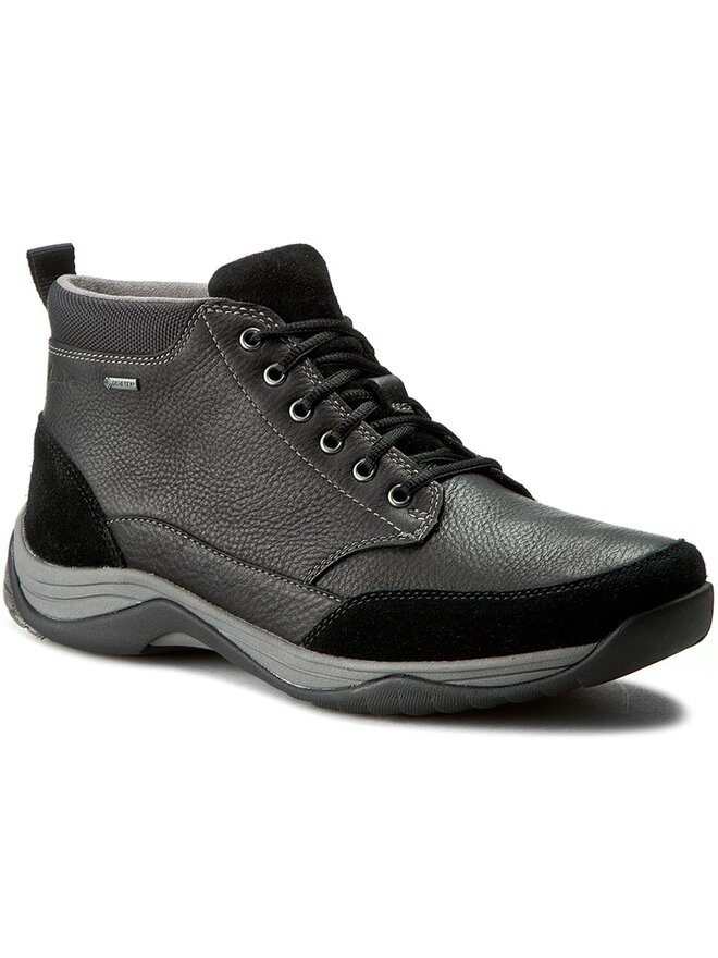Botines planos Clarks Baystonetopgtx GORE TEX 261200967 Negro zapatos.es