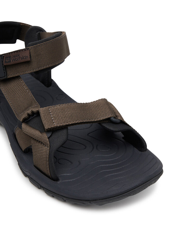 Jack Wolfskin Sandały Jack Wolfskin Lakewood Ride Sandal M 4019021 Brązowy
