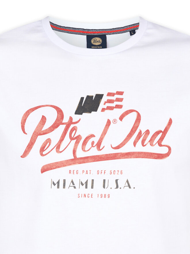 Petrol Industries Petrol Industries Camiseta M-1050-TSR600 Blanco Regular Fit
