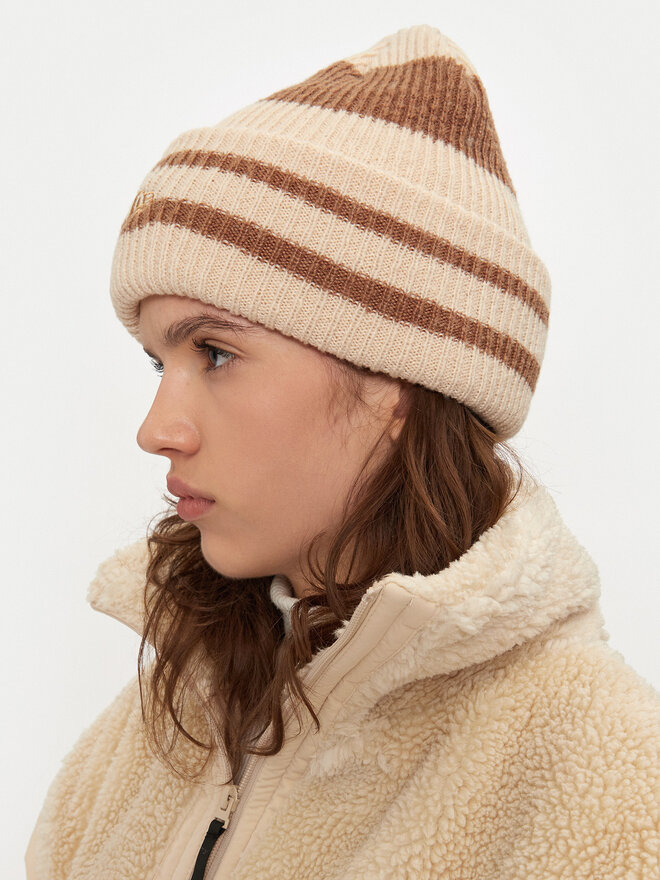 New Era Cepure New Era Stripe Cuff Knit Beanie 60580764 Bēšs