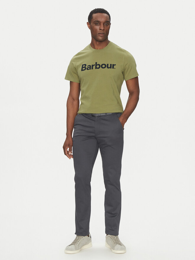 Barbour Barbour Póló Logo MTS0531OL39 Zöld Tailored Fit