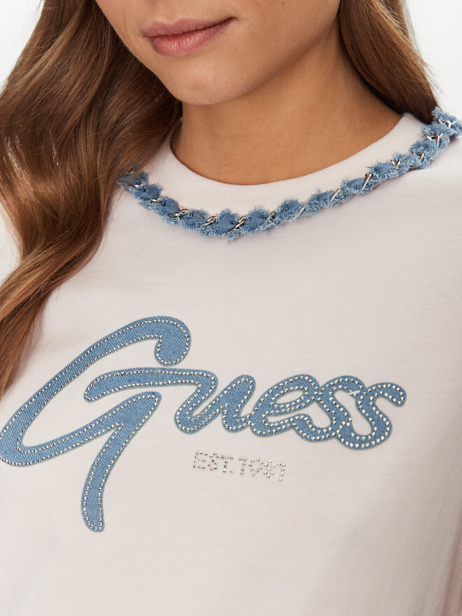 Guess Guess Camiseta W5GI03I3Z14 Rosa Regular Fit