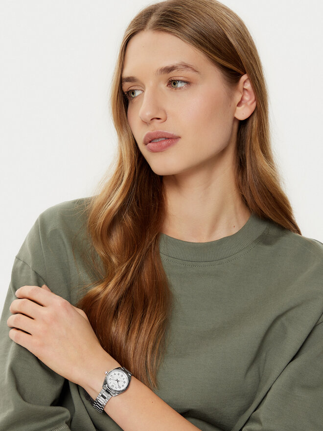 Casio Zegarek Casio LTP-1302PD-7BVEG Srebrny