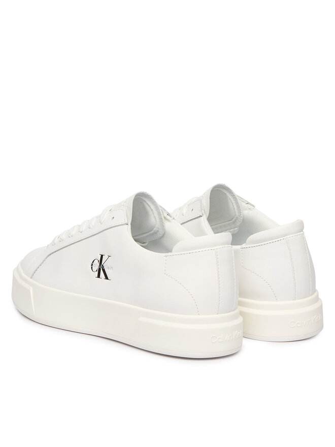 Calvin Klein Sneakers Calvin Klein Basket Cupsole Laceup Lth Ml YM0YM01460 Weiß