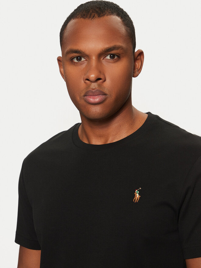 Polo Ralph Lauren Polo Ralph Lauren T-Shirt 710740727 Μαύρο Slim Fit