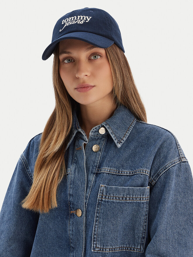 Tommy Jeans Cap Tommy Jeans Script AW0AW17908 Dunkelblau