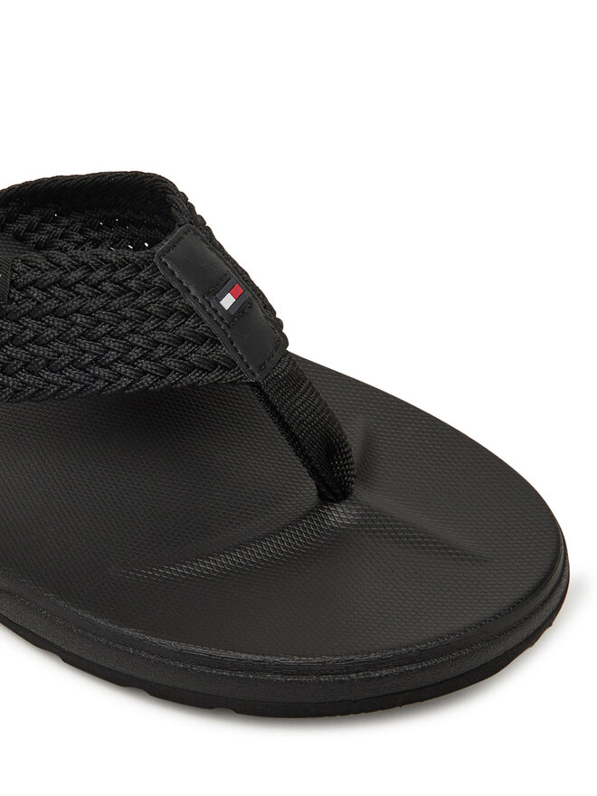 Tommy Hilfiger Σαγιονάρες Tommy Hilfiger Molded Web Beach Sandal FM0FM05434 Μαύρο