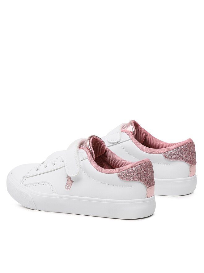 Polo Ralph Lauren Сникърси Polo Ralph Lauren Theron V Ps RF104102 Бял