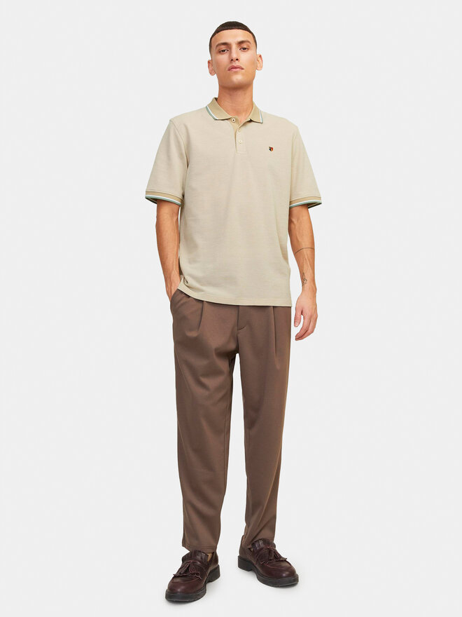 Jack&Jones Jack&Jones Poloshirt Bluwin 12169064 Beige Regular Fit