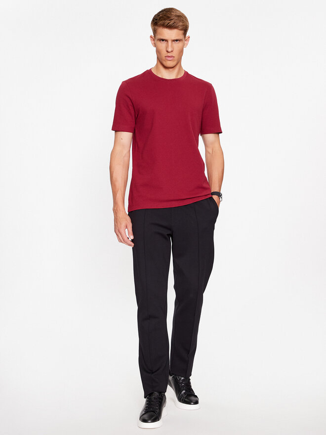 BOSS BOSS Póló Tiburt 240 50452680 Piros Regular Fit
