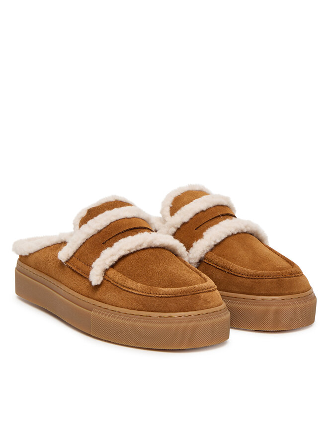 Inuikii Natikači Inuikii Mule Wool 1004.017.0011 Rjava