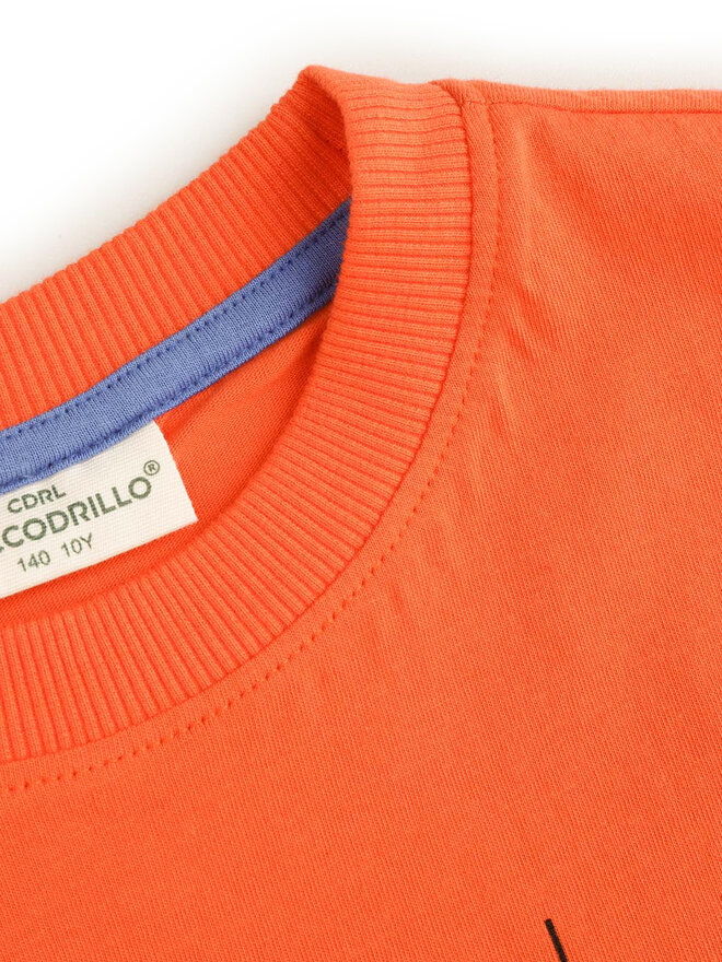 Coccodrillo Coccodrillo Majica WC5143204VBD Oranžna Regular Fit