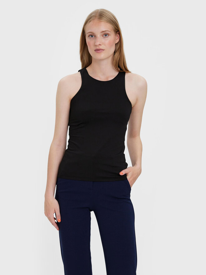 Vero Moda Vero Moda Top Bianca 10279787 Schwarz Standard Fit