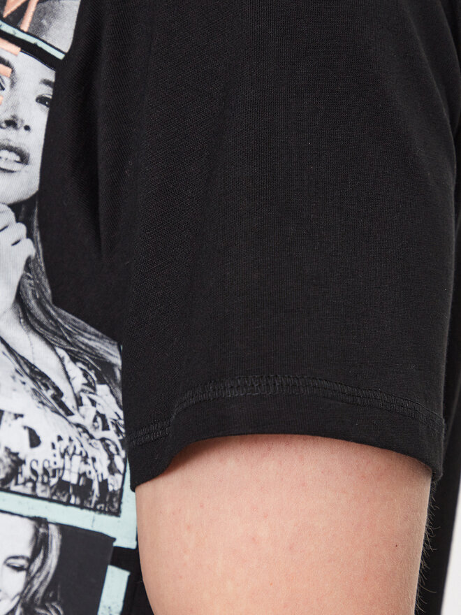 Guess Guess T-Shirt M3YI18 K8FQ4 Μαύρο Regular Fit