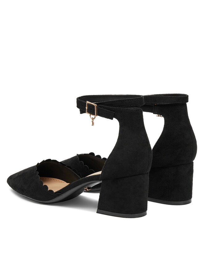 DeeZee Czółenka DeeZee DF-82574-4 Czarny