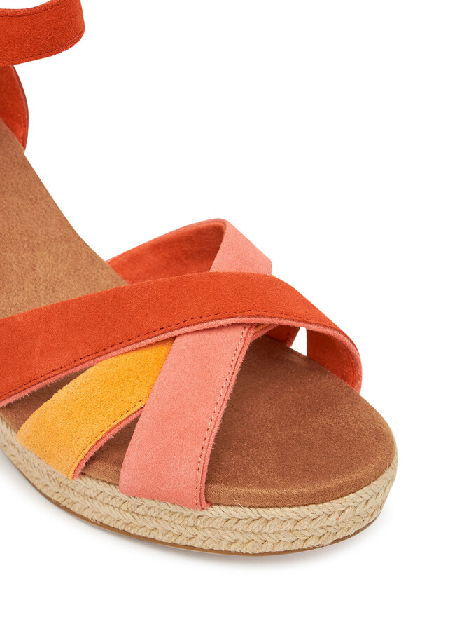 Toms Espadrilky Toms Majorca Strappy 10021951 Červená