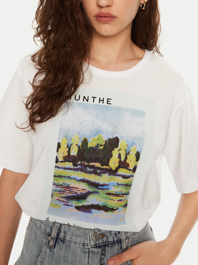 Munthe Munthe Camiseta Silane 244110024460 Blanco Regular Fit