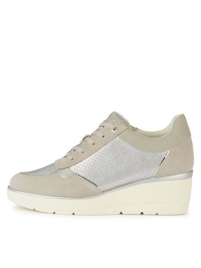 Geox Sneakers Geox D Ilde D25RAA 0AJ22 C0898 Argintiu