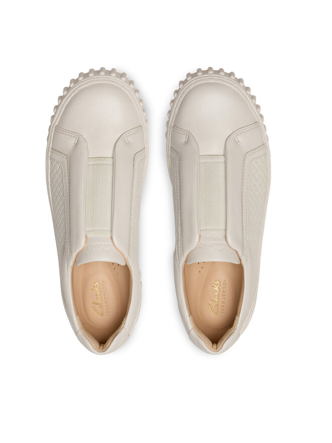Clarks Sneakersy Clarks Mayhill Bay 26181207 Bílá