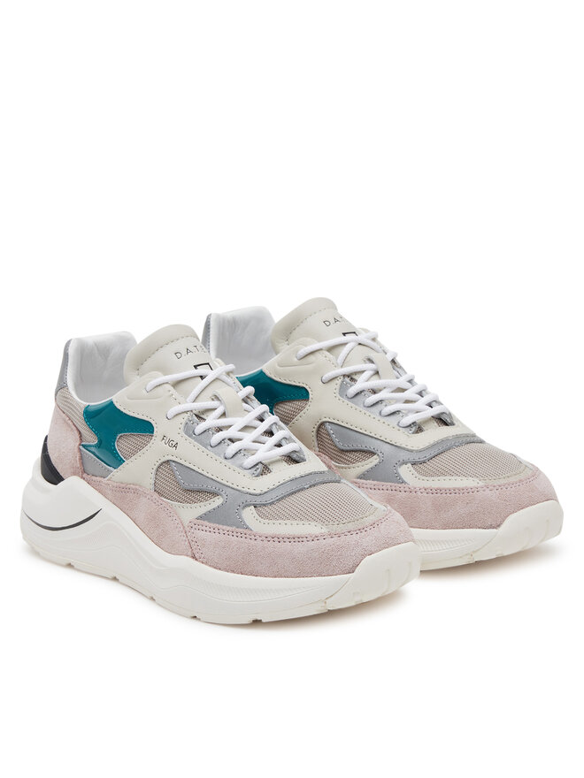D.A.T.E. Sneakersy D.A.T.E. Fuga Reflex W421-FG-RX Beżowy