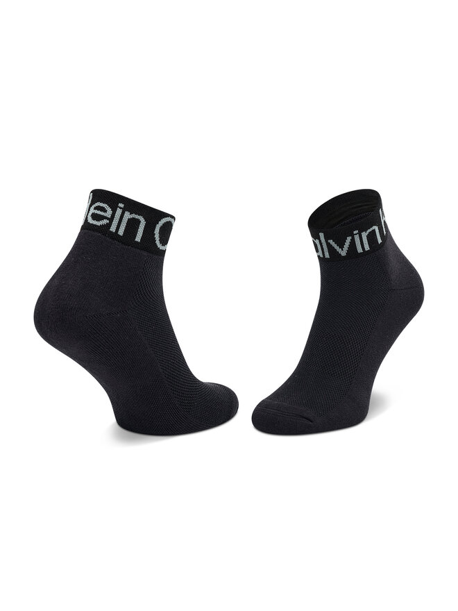 Calvin Klein Комплект 3 чифта дълги чорапи мъжки Calvin Klein 701218722 Черен