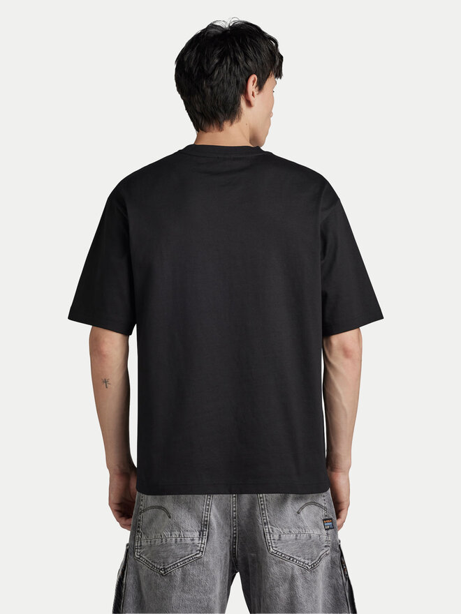 G-Star Raw G-Star Raw Marškinėliai Center D24780-C336 Juoda Boxy Fit