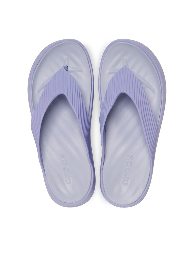 Crocs Zehentrenner Crocs Getaway Groove Platform Flip 210700 Violett