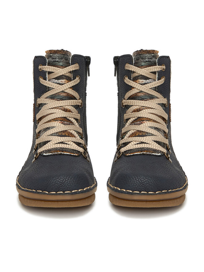 Rieker Schnürschuhe Rieker CEO-73343-15 Dunkelblau