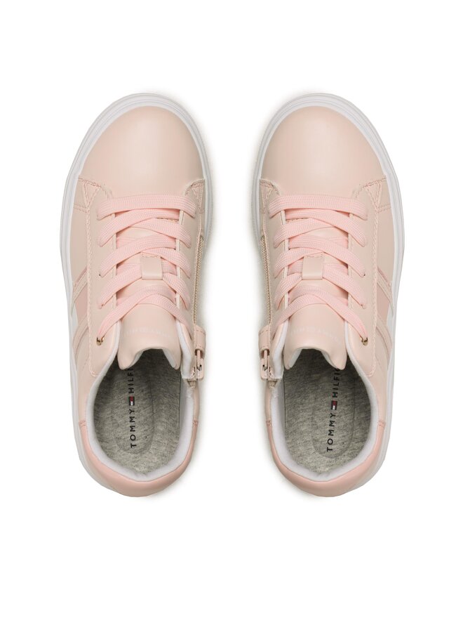 Tommy Hilfiger Αθλητικά Tommy Hilfiger Flag Low Cut Lace-Up Sneaker T3A9-32703-1355 S Ροζ