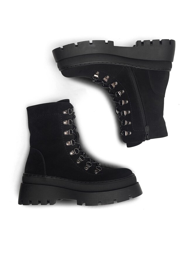 DeeZee Schnürschuhe DeeZee ERNA WS6151-05 Schwarz