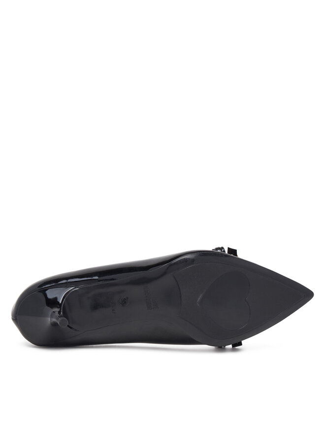 LOVE MOSCHINO Szpilki LOVE MOSCHINO JA10097G1MIH0000 Czarny