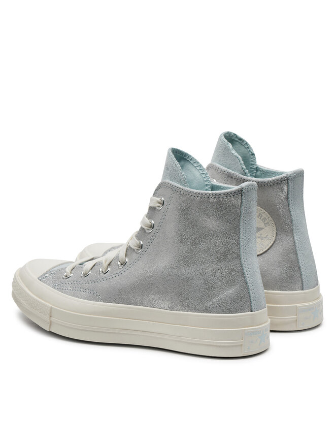 Converse Trampki Converse Chuck 70 Suede Shimmer A08224C Szary