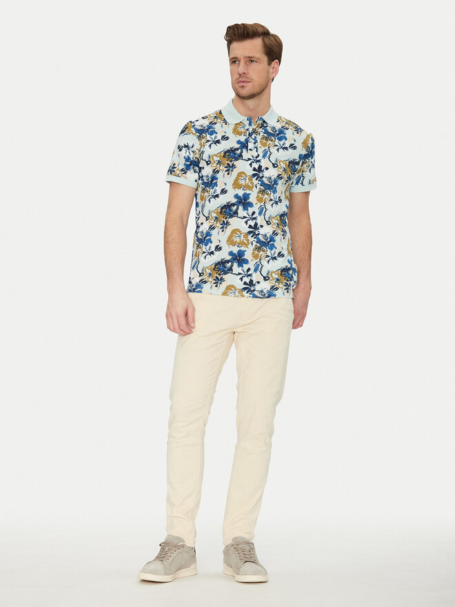 Blend Blend Poloshirt 20718253 Blau Regular Fit