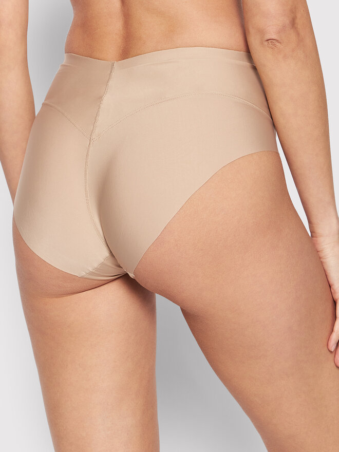 Selmark Selmark Klassischer Damenslip mit hoher Taille Basicos 00243 Beige