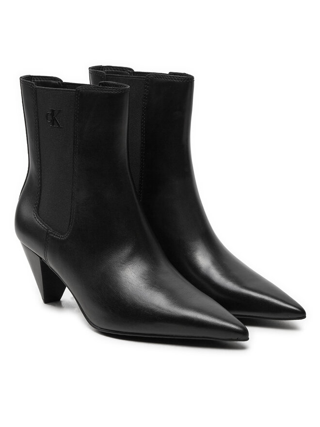 Calvin Klein Μποτάκια Calvin Klein YW0YW01676 Μαύρο