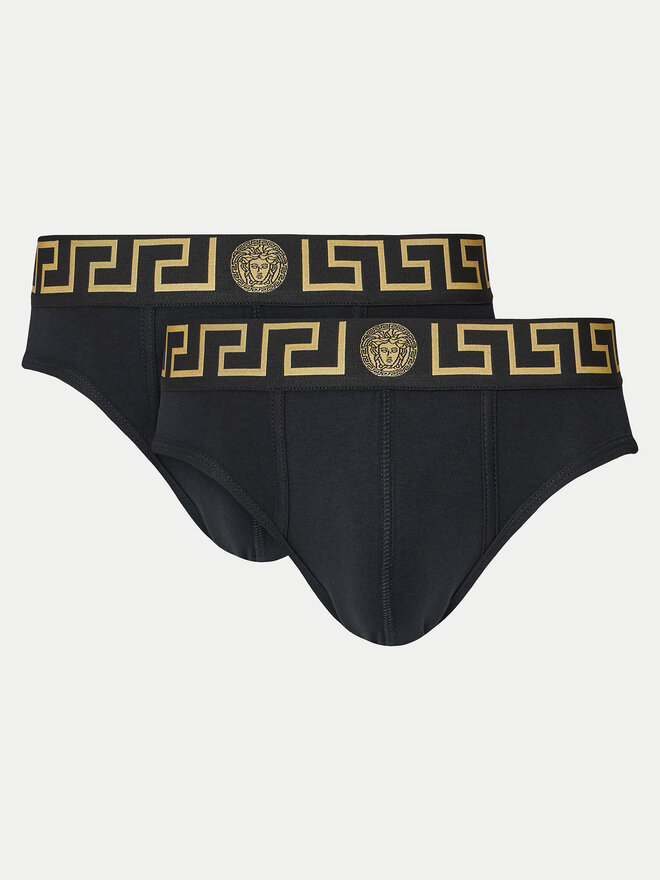 Versace Versace Σετ σλιπ 2 τμχ. AU10180 1A10011 Μαύρο