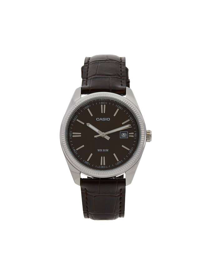 Casio Zegarek Casio Timeless Collection MTP-1302PL-5AVEF Brązowy