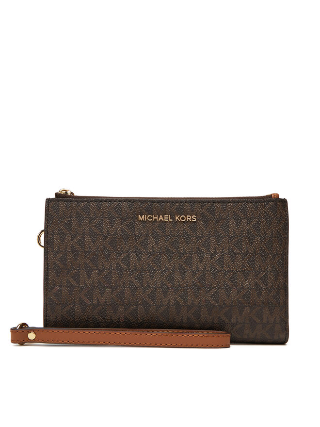 MICHAEL Michael Kors Голям дамски портфейл MICHAEL Michael Kors Jet Set 32F1GJ6W4B Кафяв