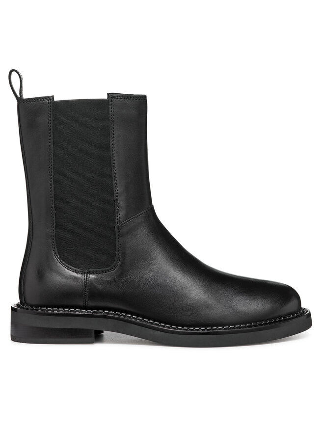 Geox Kotníková obuv s elastickým prvkem Geox D Serilda D46WYC 00043 C9999 Černá