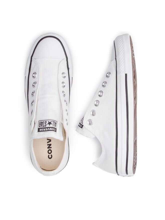 Sneakers aus Stoff Converse Ctas Slip 164301C WeiB eschuhe.at